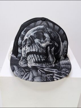 Dyse One Clothing Black Snapback Graphics Skull Hat Cap Streetwear